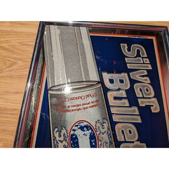 1990s mirrored beer sign featuring Coors light in excellent condition. See pictu - Picture 2 of 4